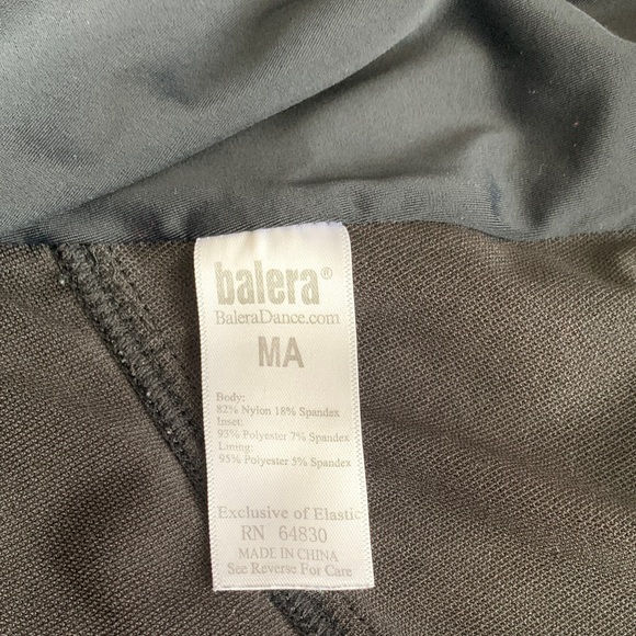 Balera Black Women's Leotard - Picture 2 of 3